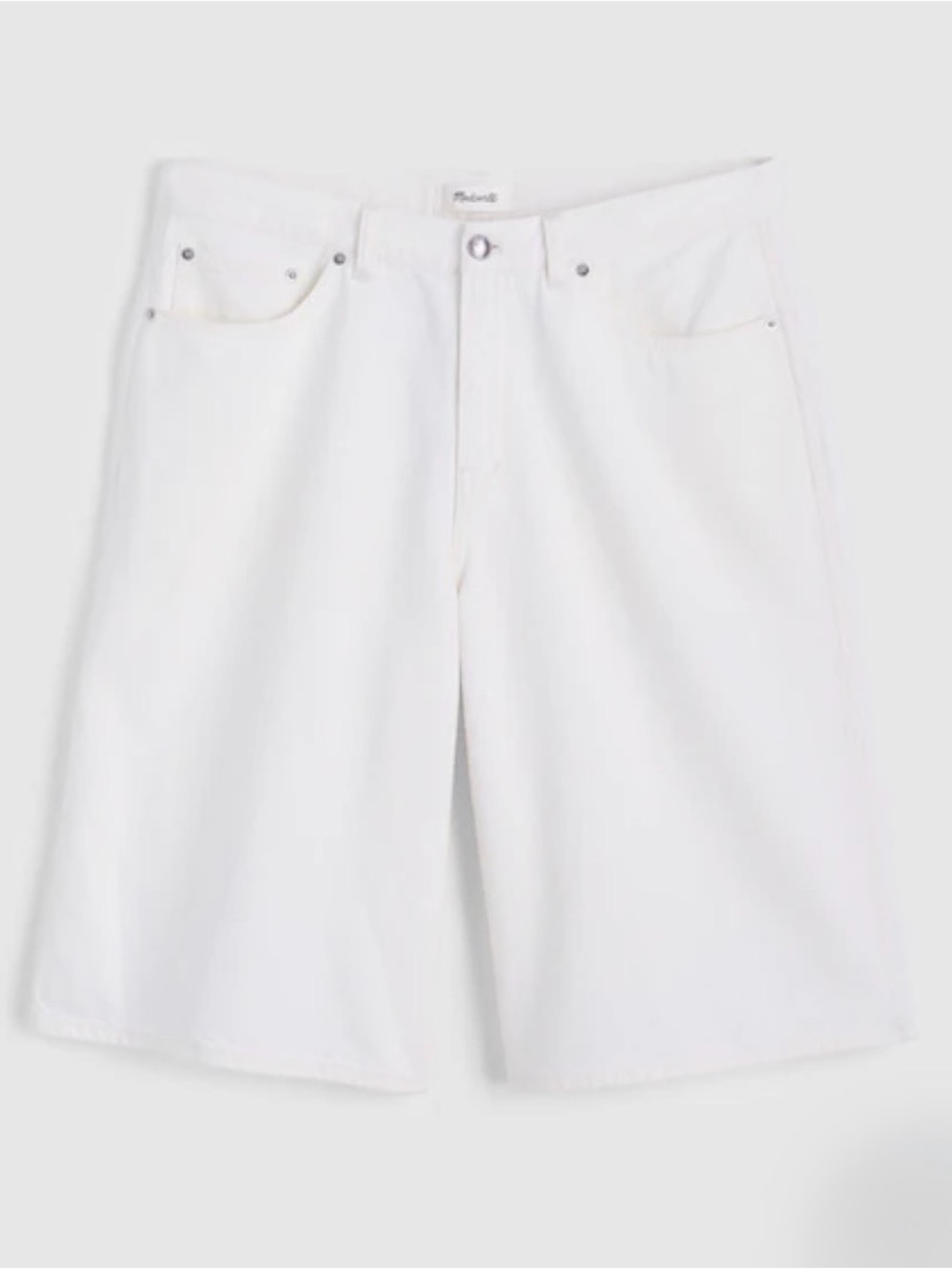 Madewell Women’s White The V-Waist Bermuda Short.25.NWT. - Picture 6 of 16